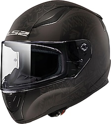 LS2 Rapid 2 Takaroa Mat Siyah Full Face Motor Kaskı