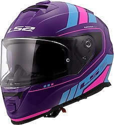 LS2 Storm 2 Fist Mavi Mor Full Face Motor Kaskı