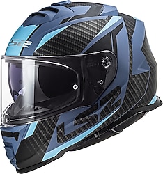 LS2 Storm 2 Racer Mat Mavi Full Face Motor Kaskı