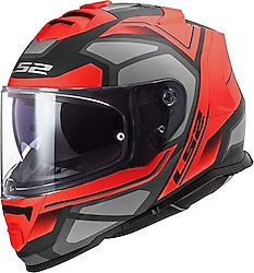 LS2 Storm Faster Mat Kırmızı Full Face Motor Kaskı