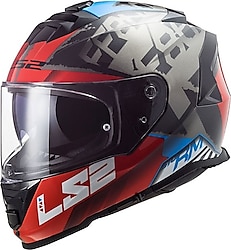 LS2 Storm Sprinter Siyah Kırmızı Full Face Motor Kaskı