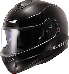 LS2 Strobe 2 Siyah Çene Açılır Motor Kaskı