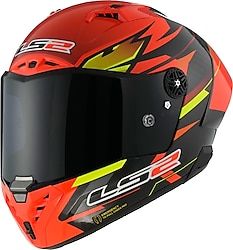 LS2 Thunder Karbon GP Aero Fire Full Face Motor Kaskı
