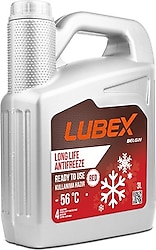 Lubex Long Life RTU 3 lt -56 Derece Kırmızı Antifriz