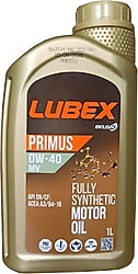 Lubex Primus MV 0W-40 1 lt Tam Sentetik Motor Yağı