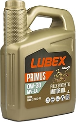 Lubex Primus MV-LA 0W/30 4 lt 2'li Motor Yağı