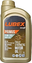 Lubex Primus MV-LA 5W-30 2'li 1 lt Motor Yağı