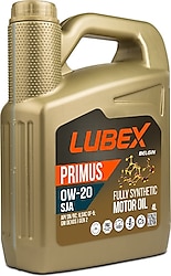 Lubex Primus SJA 0W-20 4 lt Tam Sentetik Motor Yağı