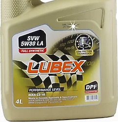 Lubex Primus SVW-LA 5W-30 4 lt 4'lü Motor Yağı