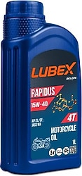 Lubex Rapidus 15W-40 4T 1 lt 4'lü Motosiklet Yağı