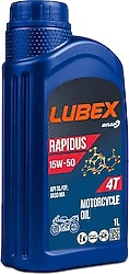 Lubex Rapidus 15W/50 1lt 4 Zamanlı Motosiklet Yağı