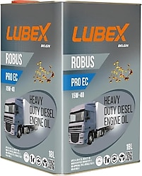 Lubex Robus Pro EC 15W-40 18 lt Motor Yağı