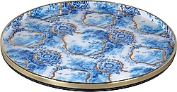 Lucky Art Blue Heritage 41 cm Tepsi