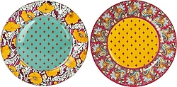 Lucky Art Eliana 20 cm 4'lü Servis Tabağı