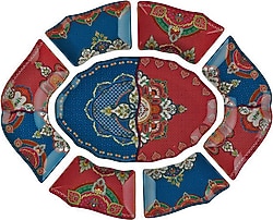 Lucky Art Etro 50 cm 7 Parça Meze Seti