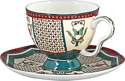 Lucky Art Liora Bone 6 Kişilik Çay Fincan Takımı