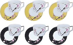 Lucky Art Lucile 6 Kişilik Çay Fincan Takımı