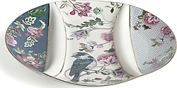 Lucky Art Madeline Bone 27 cm Bölmeli Sunum Tabağı
