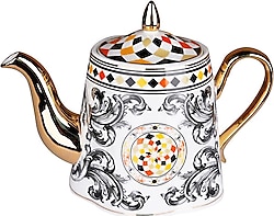 Lucky Art Margery Bone 800 ml Porselen Demlik