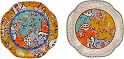 Lucky Art Paisley Bone 20 cm 2'li Tabak Seti