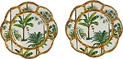 Lucky Art Palma 23 cm 2'li Melamin Servis Tabağı
