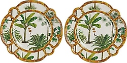 Lucky Art Palma 28 cm 2'li Melamin Servis Tabağı