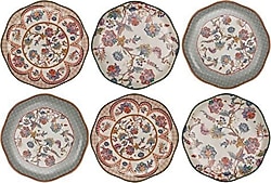 Lucky Art Serenity Bone 27 cm 6'lı Servis Tabağı