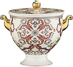 Lucky Art Velora Bone 17 cm Kulplu Kavanoz