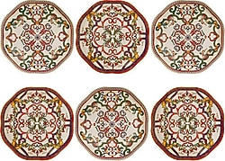 Lucky Art Velora Bone 20 cm 6'lı Tabak Seti