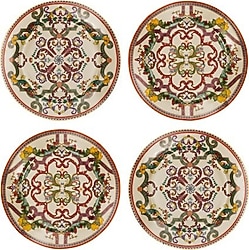 Lucky Art Velora Bone 27 cm 4'lü Servis Tabağı