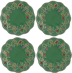 Lucky Art Vinea 22 cm 4'lü Seramik Tabak Seti