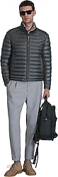 Lufian Bert Spor Koyu Gri Erkek Slim Fit Chino Pantolon