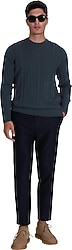 Lufian Bert Spor Lacivert Erkek Slim Fit Chino Pantolon