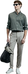 Lufian Bert Spor Erkek Slim Fit Chino Pantolon