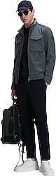 Lufian Glen Smart Lacivert Erkek Slim Fit Chino Pantolon