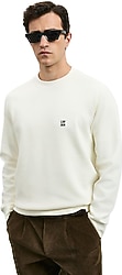 Lufian Grant Beyaz Erkek Sweatshirt