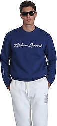 Lufian Loved Saks Mavi Erkek Sweatshirt