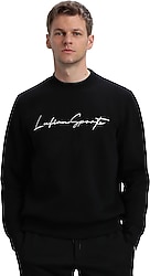 Lufian Lowe Siyah Erkek Sweatshirt
