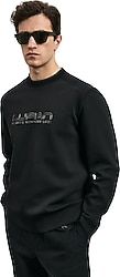 Lufian Luther Siyah Erkek Sweatshirt