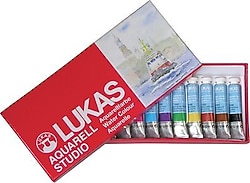Lukas Aquarell Studio 10 ml 12'li Tüp Sulu Boya