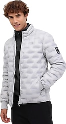 Lumberjack Amott Coat Gri Erkek Şişme Mont