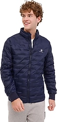 Lumberjack Amott Coat Lacivert Erkek Şişme Mont