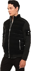 Lumberjack Flame Siyah Erkek Şişme Mont