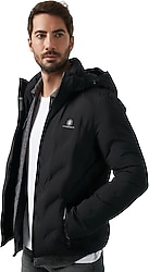 Lumberjack Henry Coat Kapüşonlu Erkek Şişme Mont
