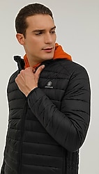 Lumberjack M-Sn9 David Coat Siyah Erkek Mont