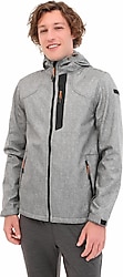 Lumberjack New Trend Kapüşonlu Gri Erkek Softshell Mont