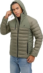 Lumberjack Toas Kapüşonlu Erkek Şişme Mont