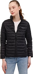Lumberjack Padded Siyah Kadın Şişme Mont