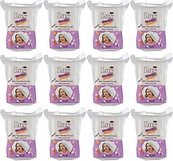 Lux 60'lı 12 Paket Bebek Temizleme Pamuğu