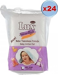 Lux 60'lı 24 Paket Bebek Temizleme Pamuğu